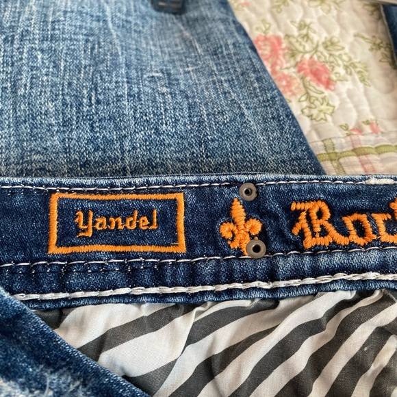 Rock Revival Yandel Easy Straight Jeans size 28 Regular length (32) - Picture 6 of 9